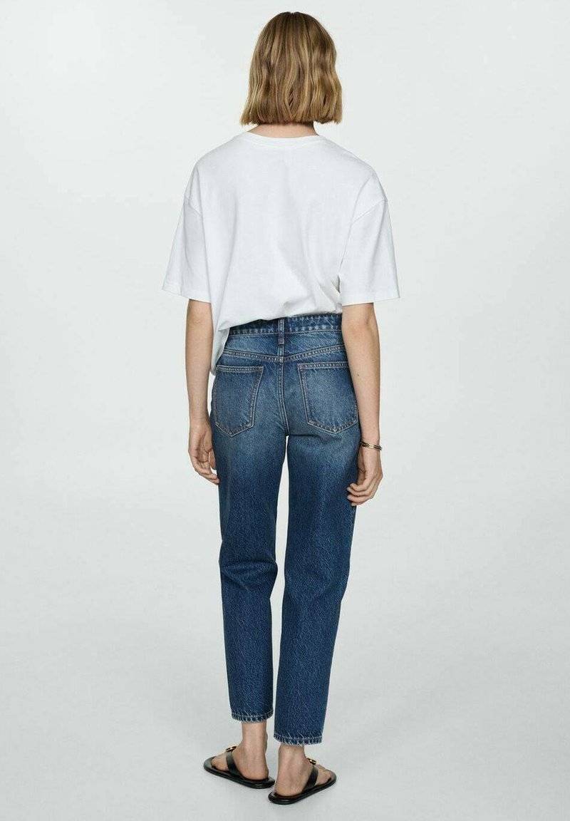 Mango Mango Relaxed fit jeans - bleu foncé Discount Store für neue Produkte