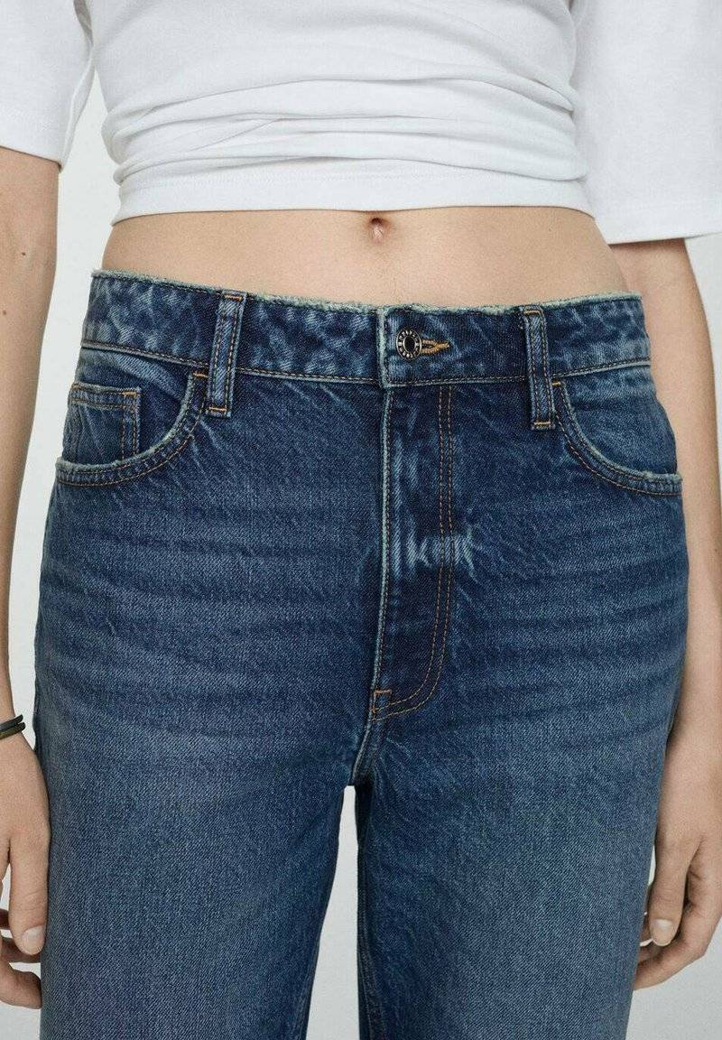Mango Mango Relaxed fit jeans - bleu foncé Discount Store für neue Produkte
