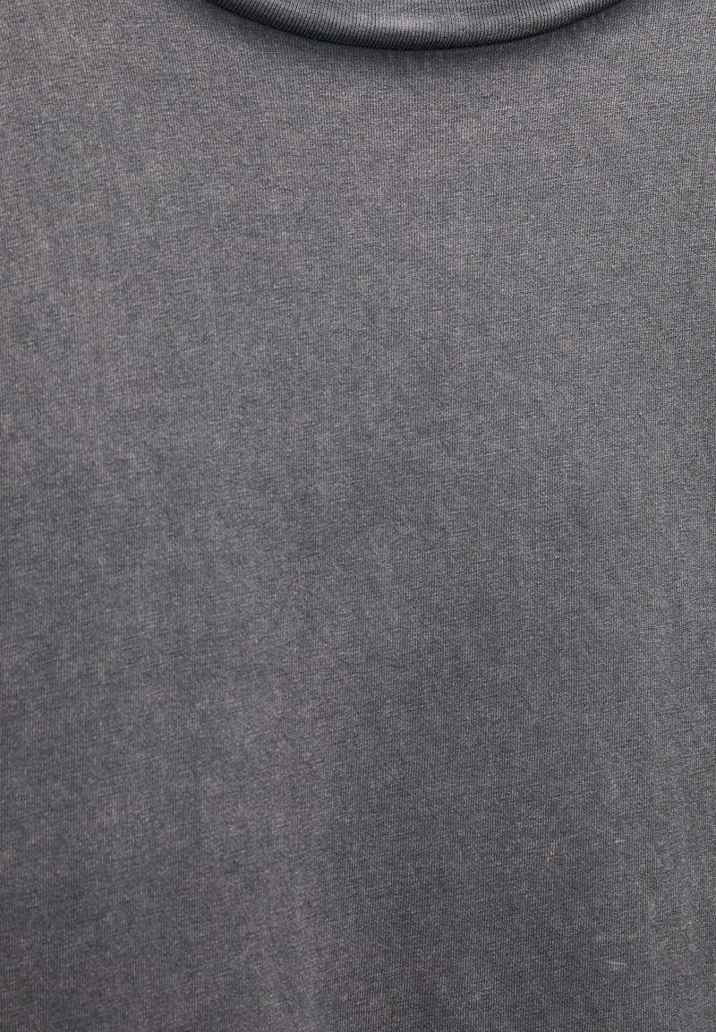 PULL&BEAR PULL&BEAR SHORT SLEEVE - Basic T-shirt - dark grey Nur noch ein Tag übrig