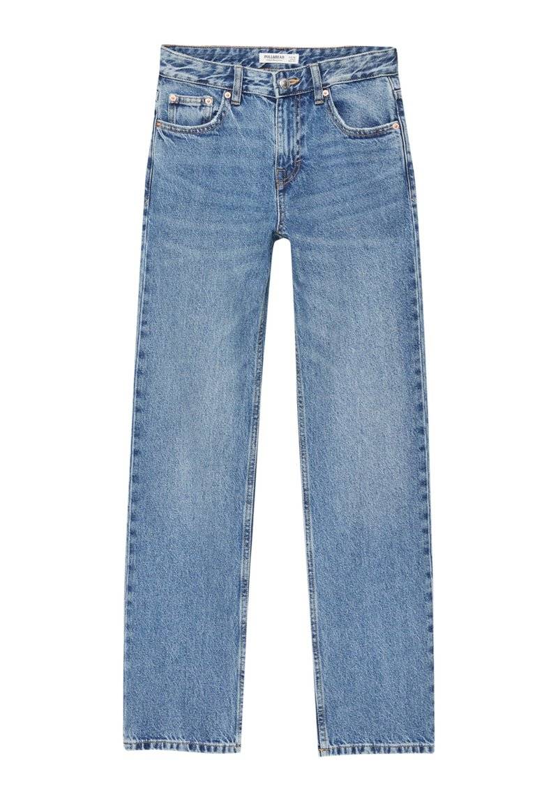 PULL&BEAR PULL&BEAR MID-WAIST - Straight leg jeans - blue denim Im Verkauf
