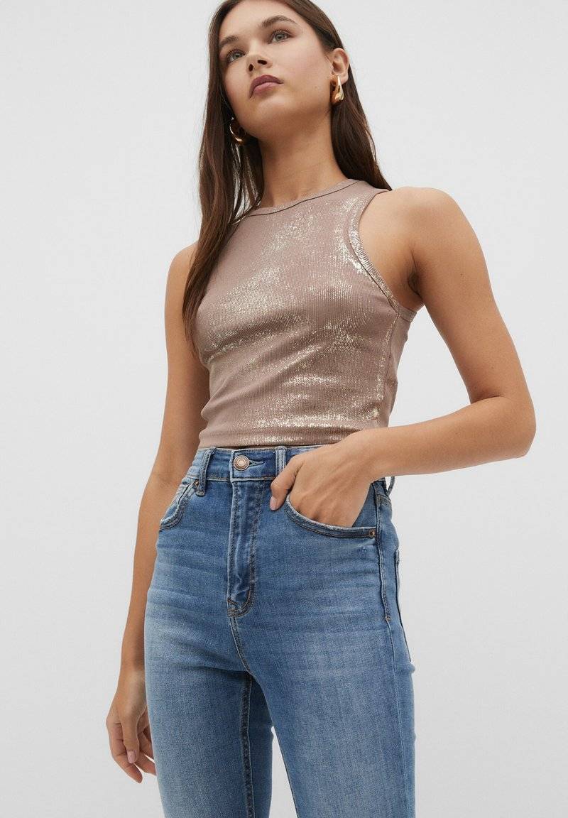 Stradivarius Stradivarius Jeans Skinny Fit - blue denim Rabatte dieses Monats