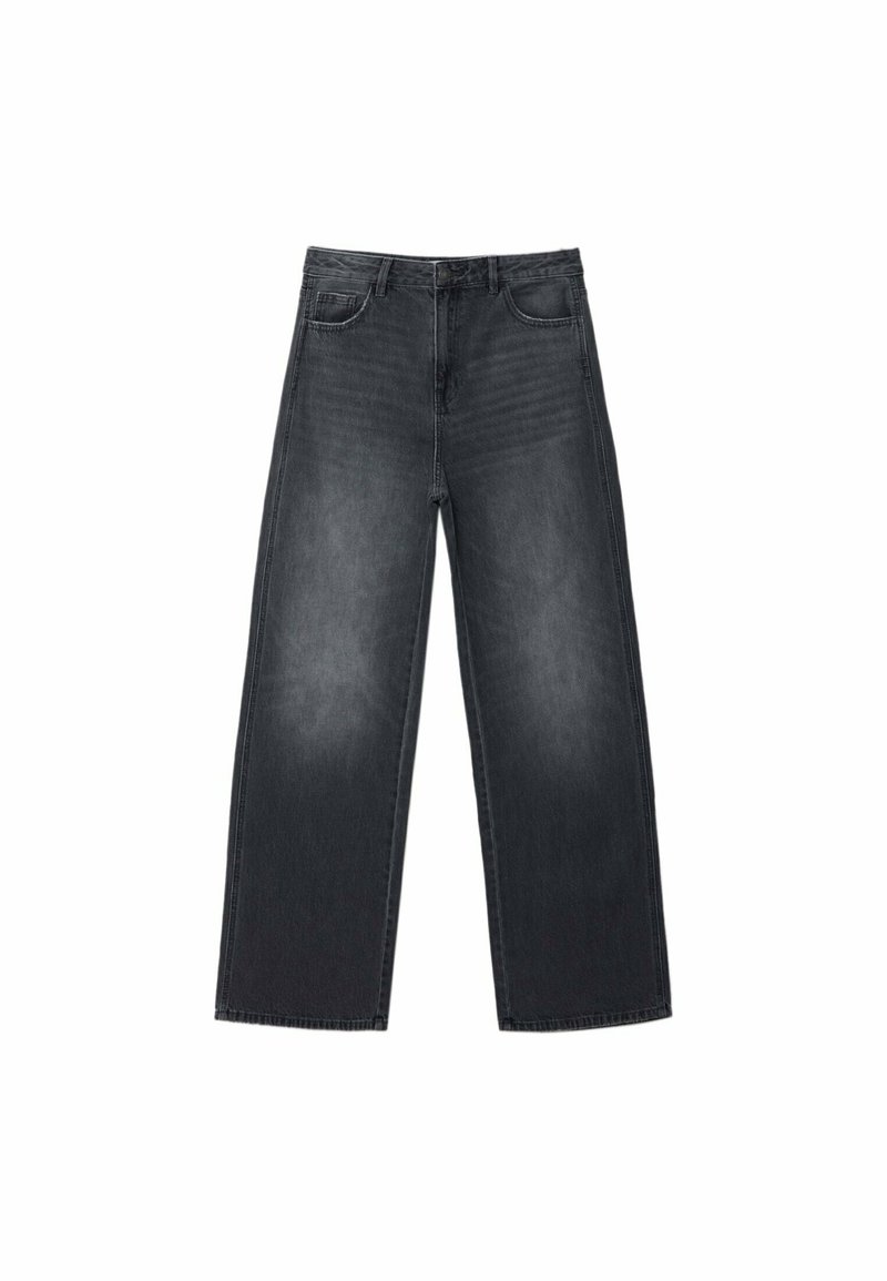 Stradivarius Stradivarius BAGGY JEANS 07356280 - Relaxed fit jeans - dark grey Auslauf