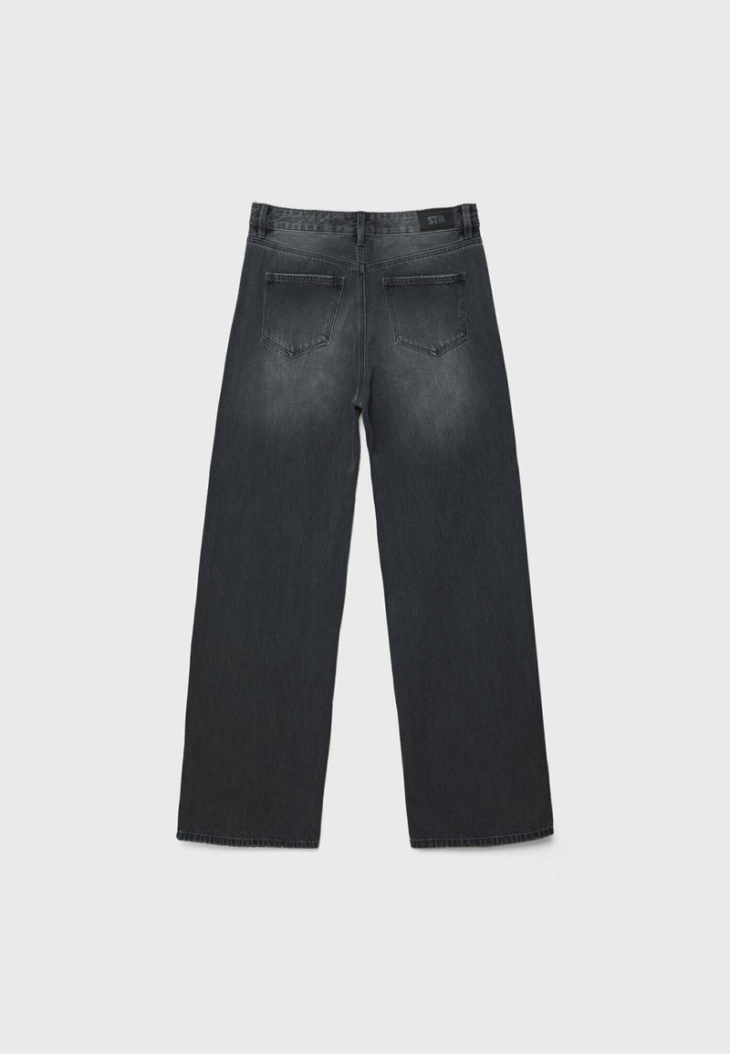 Stradivarius Stradivarius BAGGY JEANS 07356280 - Relaxed fit jeans - dark grey Auslauf