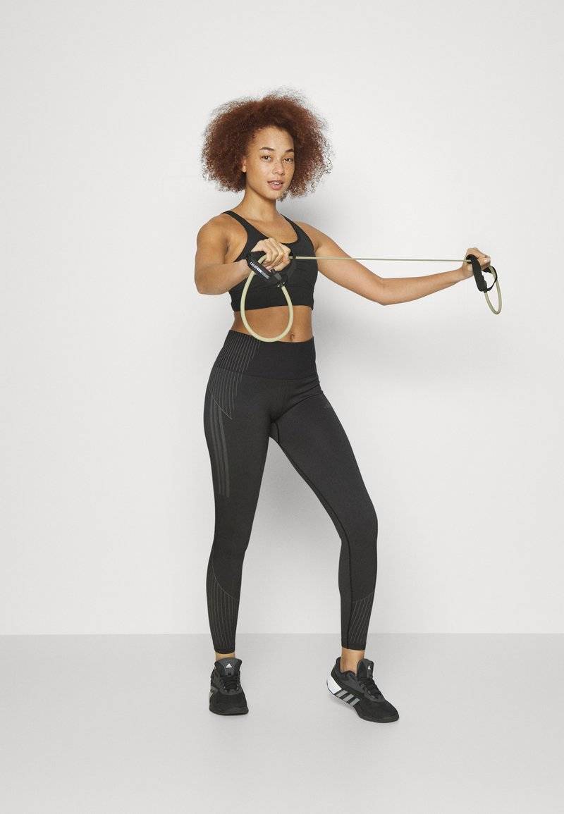 adidas Performance adidas Performance SEAMLESS BRANDED 7/8 - Leggings - black Jubiläumsangebot