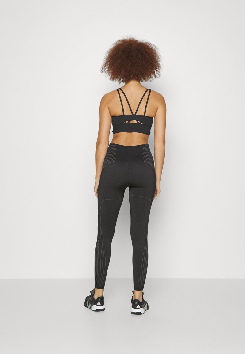 adidas Performance adidas Performance SEAMLESS BRANDED 7/8 - Leggings - black Jubiläumsangebot