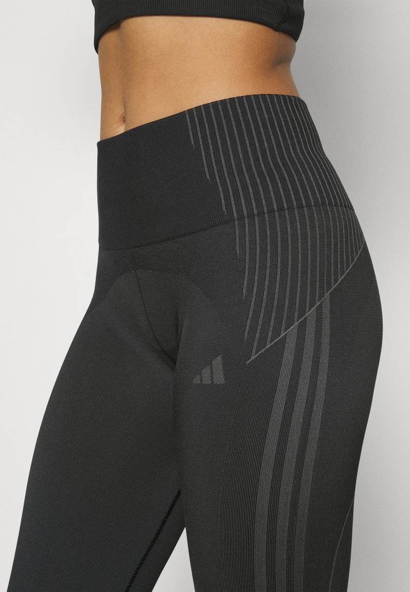 adidas Performance adidas Performance SEAMLESS BRANDED 7/8 - Leggings - black Jubiläumsangebot