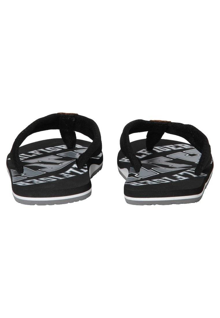 Tommy Hilfiger Tommy Hilfiger HERREN - T-bar sandals - black Große Rabatte