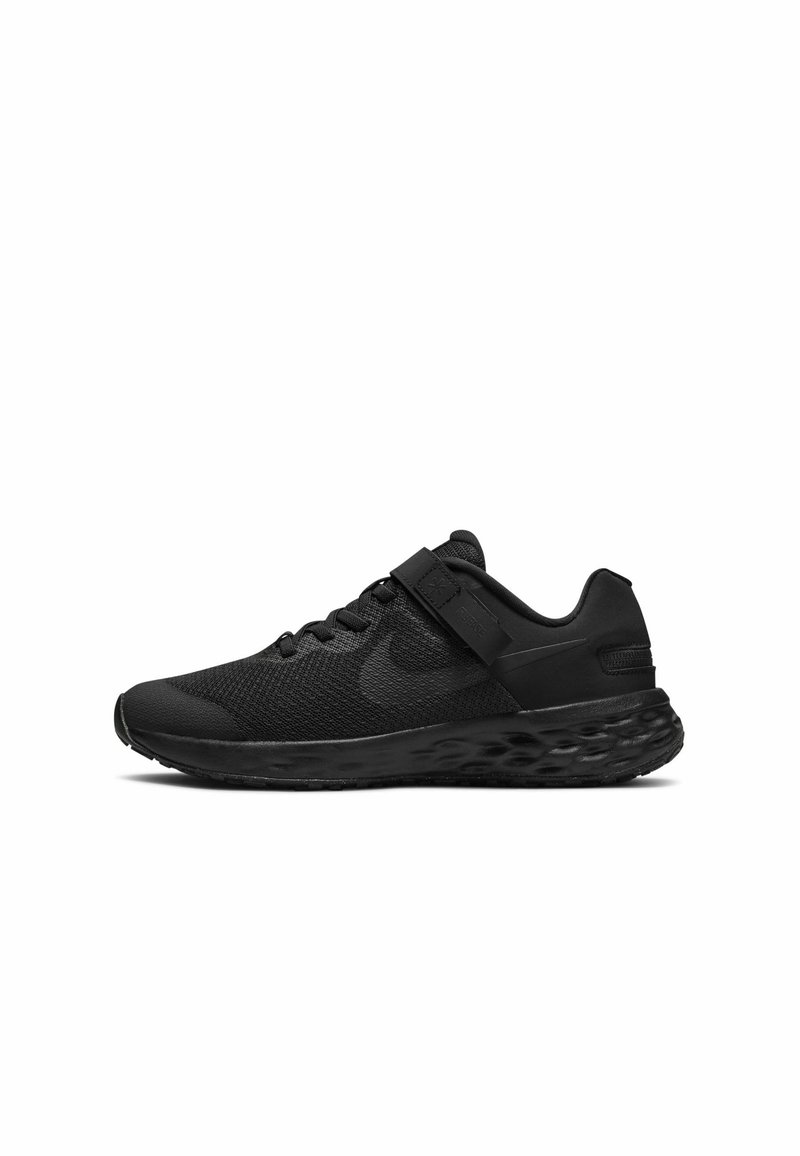 Nike Performance Nike Performance NIKE REVOLUTION 6 FLYEASE (GS - Neutral running shoes - black dark smoke grey black Letzte 3 Tage