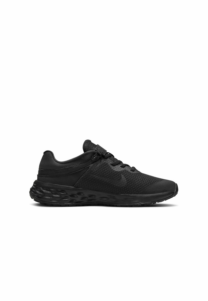 Nike Performance Nike Performance NIKE REVOLUTION 6 FLYEASE (GS - Neutral running shoes - black dark smoke grey black Letzte 3 Tage