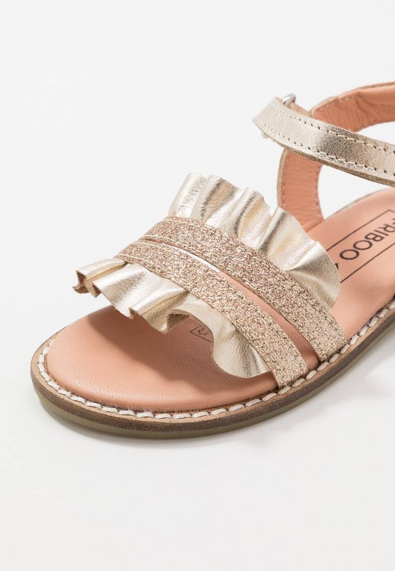 Friboo Friboo LEATHER - Sandals - gold Bis zu 50% Rabatt