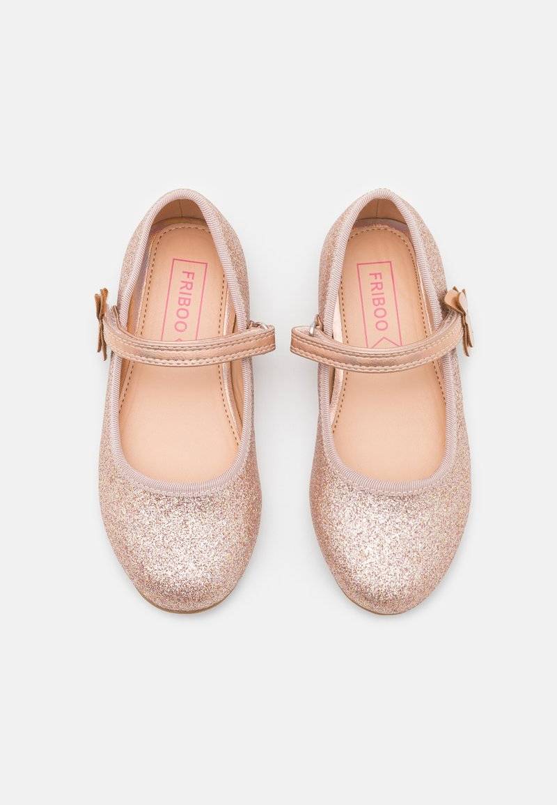 Friboo Friboo Ankle strap ballet pumps - rose gold 50% Rabatt mit kostenlosem Versand