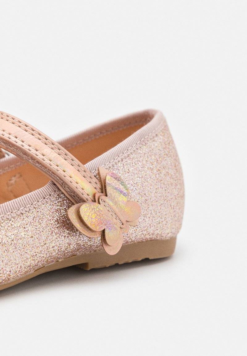 Friboo Friboo Ankle strap ballet pumps - rose gold 50% Rabatt mit kostenlosem Versand