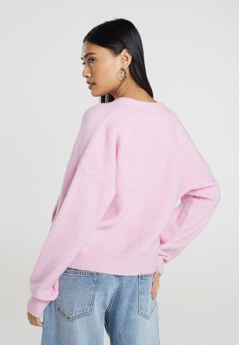 Brave Soul Brave Soul LKC-230DAFFIE - Cardigan - pink Lagerräumung