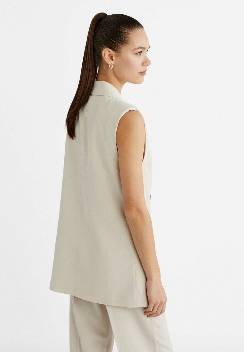 Stradivarius Stradivarius Waistcoat - white Neuheiten
