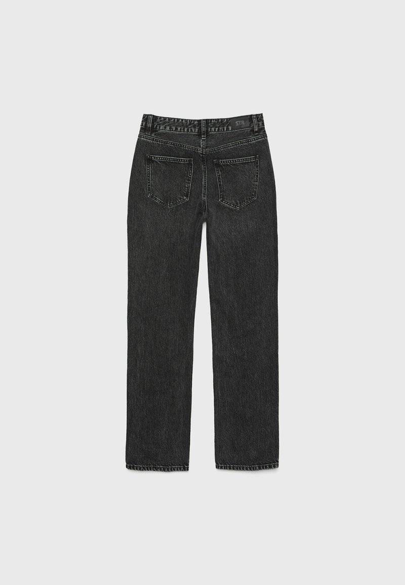 Stradivarius Stradivarius Straight leg jeans - dark grey Tägliche Deals