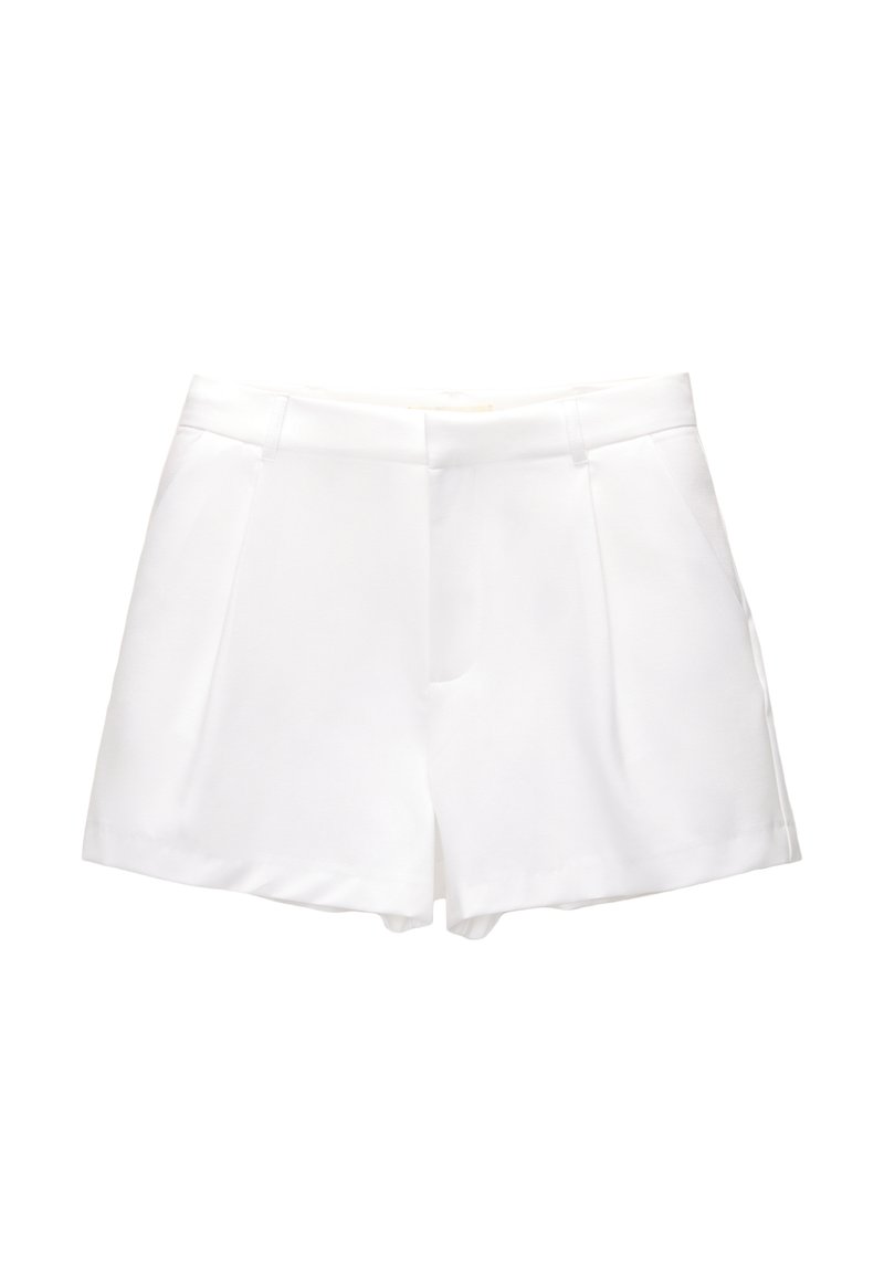 PULL&BEAR PULL&BEAR DARTED - BERMUDA - Shorts - white Tiefpreis
