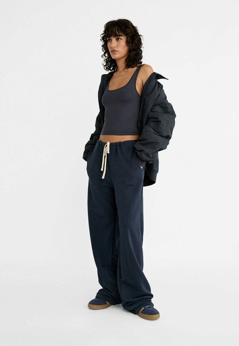 Stradivarius Stradivarius Top - dark blue Letzter Tag