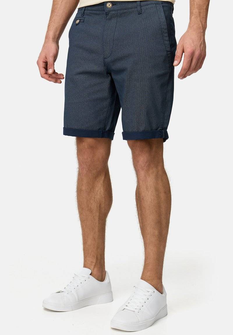 INDICODE JEANS INDICODE JEANS CUBA - Shorts - mottled blue Zeitbegrenzte Promotion