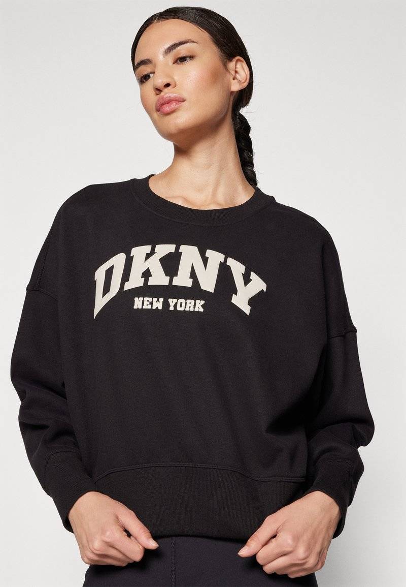 DKNY DKNY VARSITY PUFF LOGO SLEEVE - Sweatshirt Im Verkauf