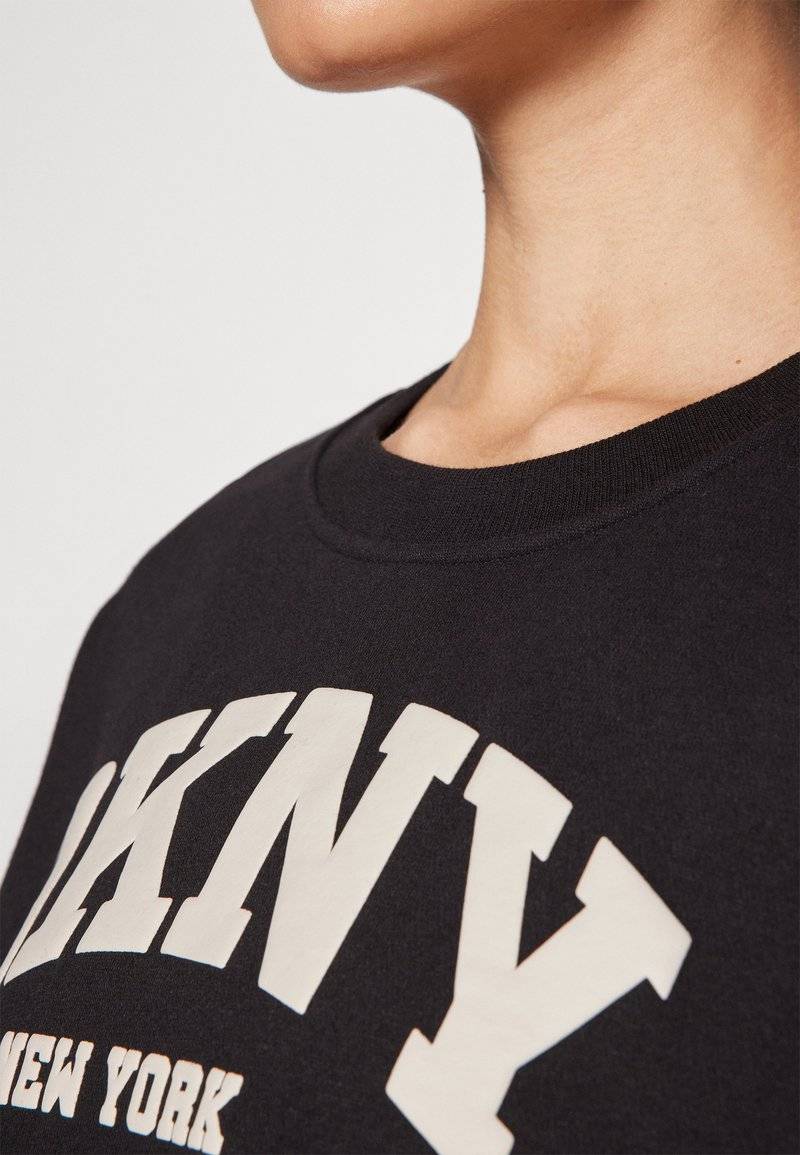 DKNY DKNY VARSITY PUFF LOGO SLEEVE - Sweatshirt Im Verkauf