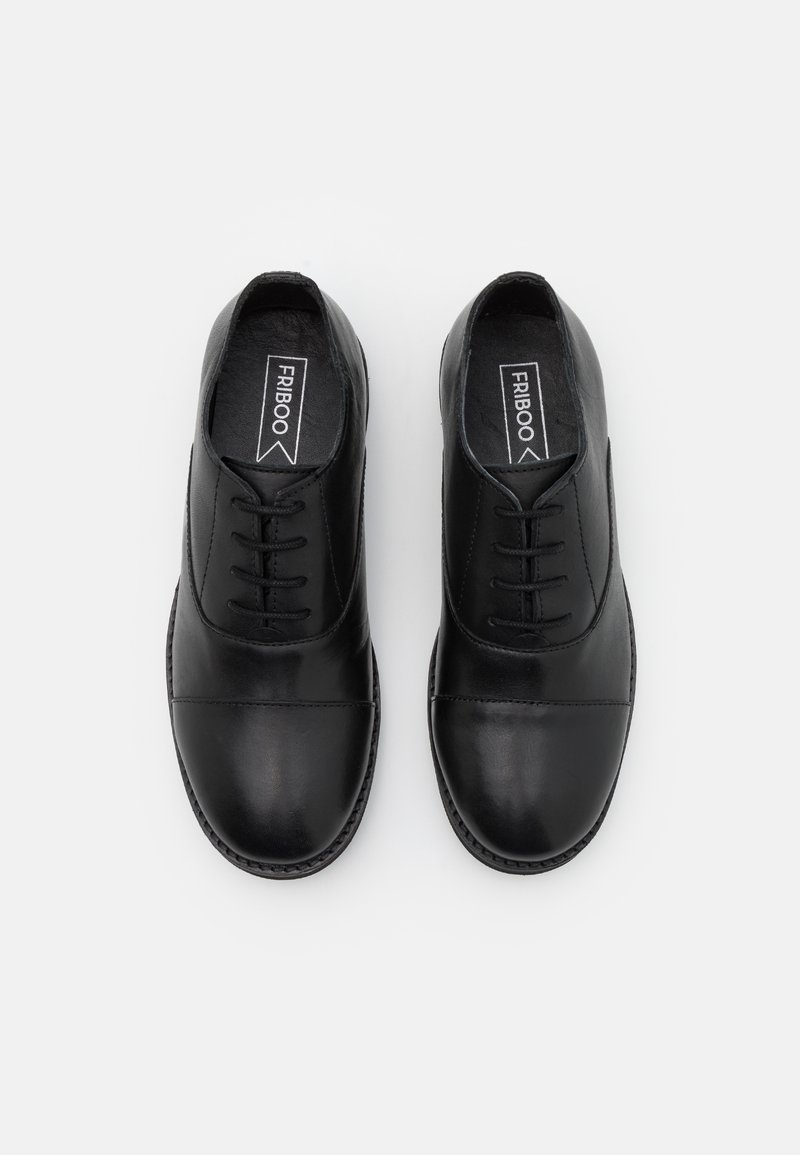 Friboo Friboo LEATHER - Lace-ups - black Rabatt