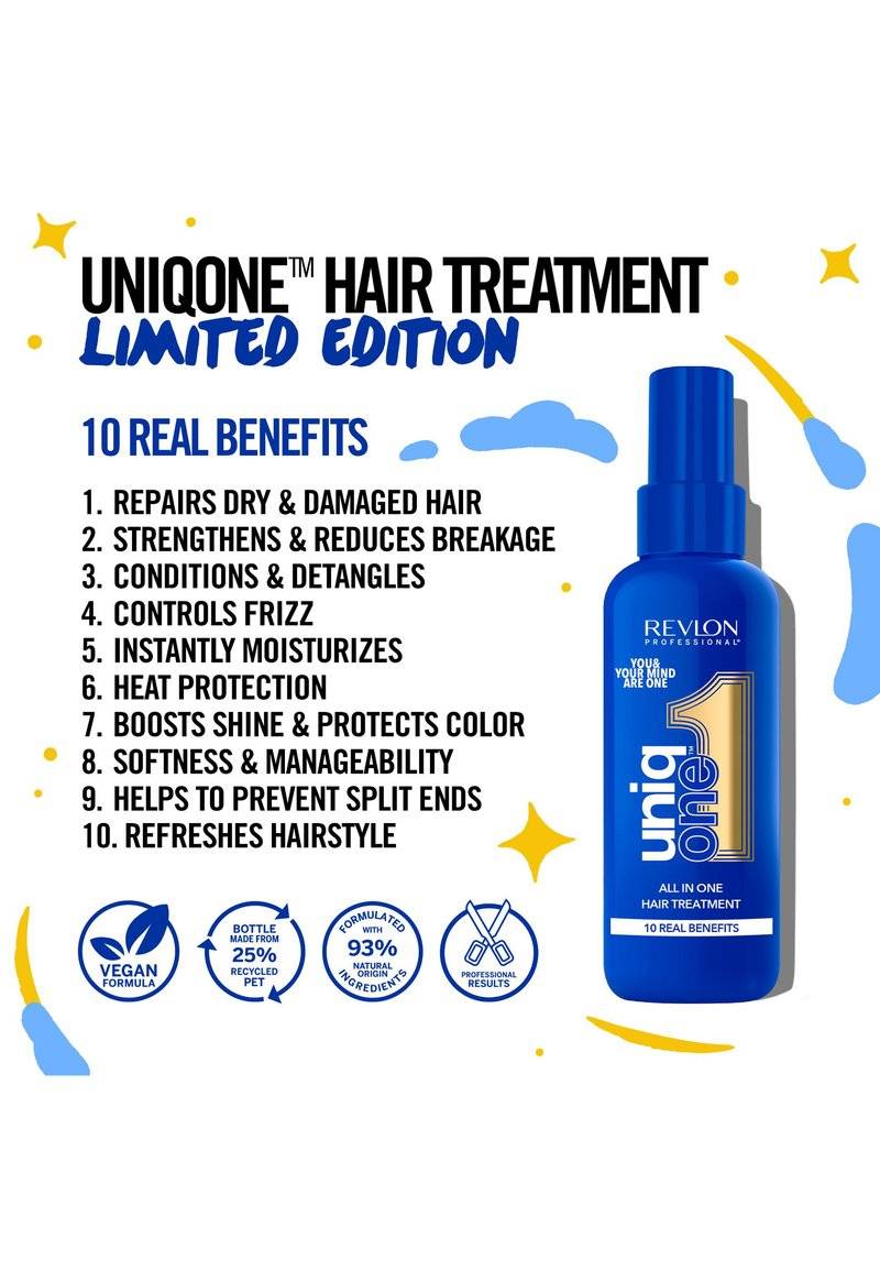 Revlon Professional Revlon Professional UNIQONE LIMITED EDITION RELAXING FRAGRANCE LEAVE-IN PROFESSIONAL MULTI-BENEFIT HAIR TREATMENT - REPAIR, DETANGLE, CONTROL FRIZZ & STYLE - Hair treatment Zeitlich begrenztes Angebot