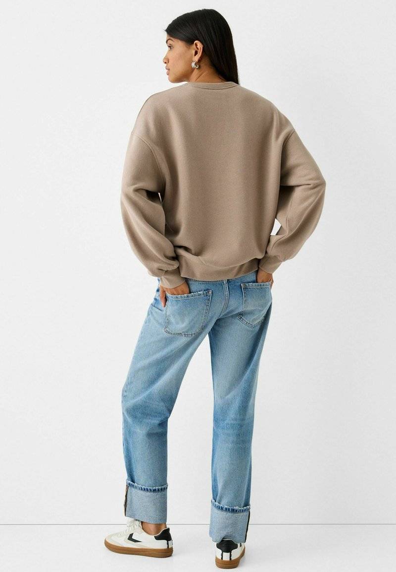 Bershka Bershka Sweatshirt - sand Letzte 3 Tage