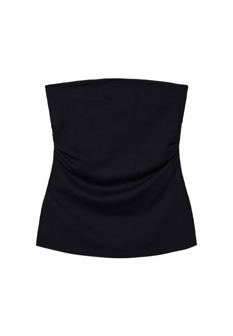 Stradivarius Stradivarius BANDEAU WITH SIDE VENTS - Top - black Bis zu 60% Rabatt