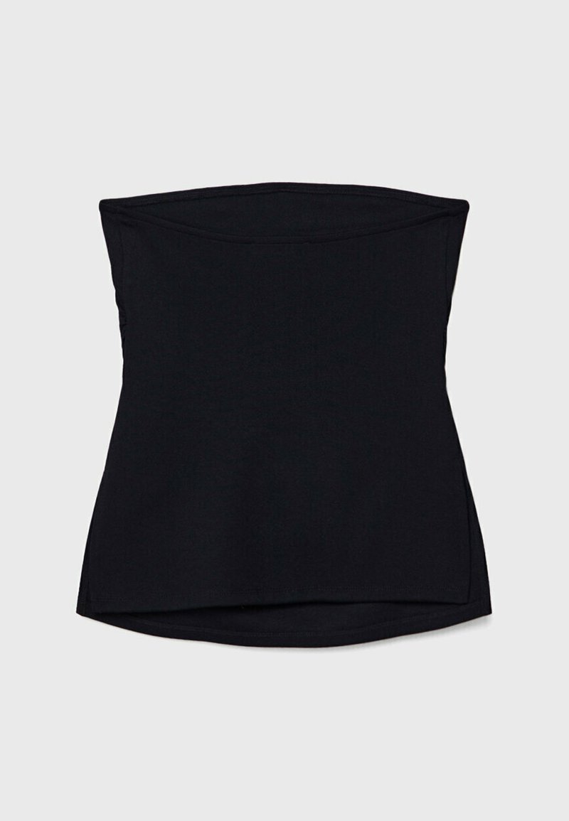 Stradivarius Stradivarius BANDEAU WITH SIDE VENTS - Top - black Bis zu 60% Rabatt