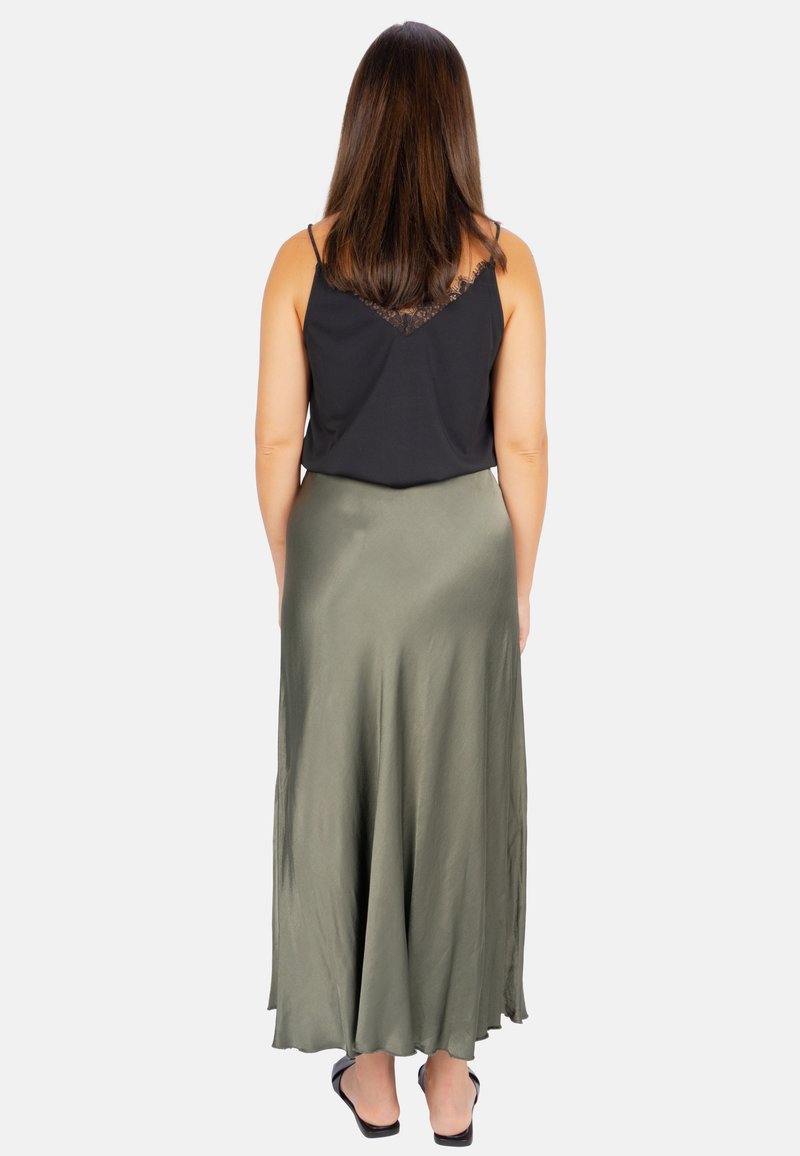 Seasons of April Seasons of April LILLY - Maxi skirt - khaki 50% Rabatt für begrenzte Zeit