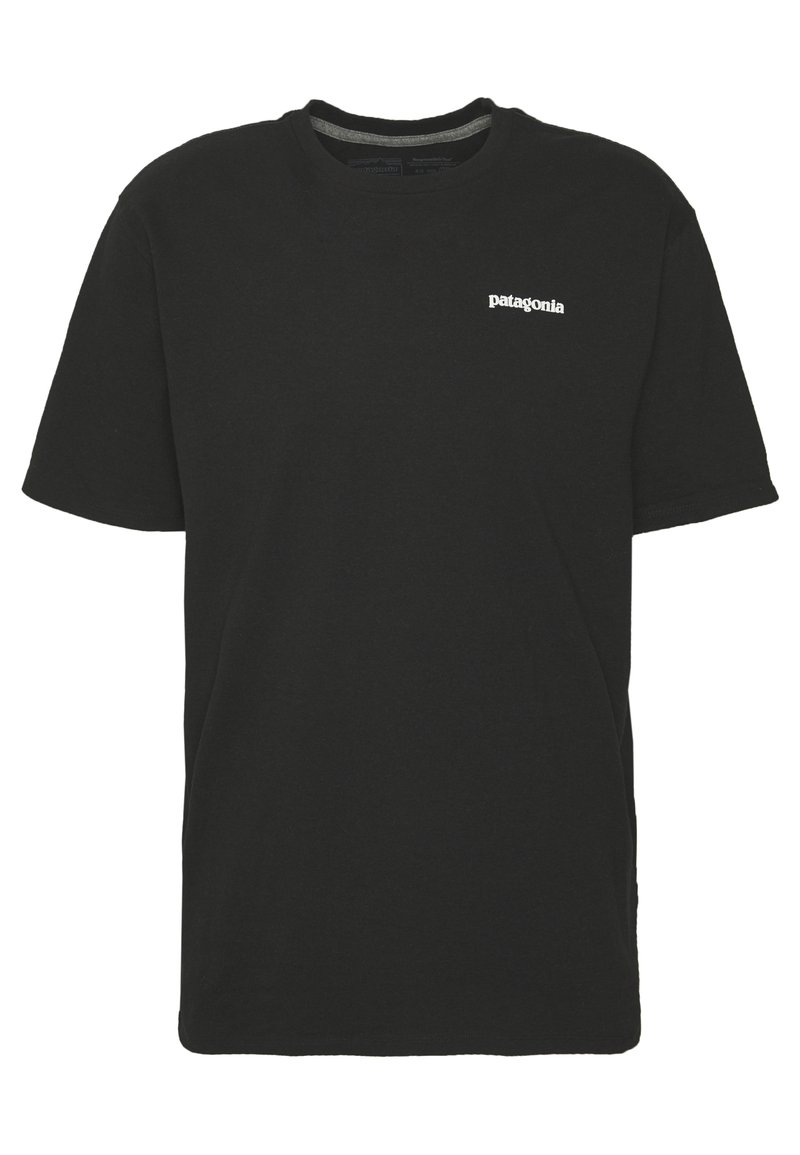 Patagonia Patagonia LOGO TEE - Print T-shirt - black Riesige Rabatte