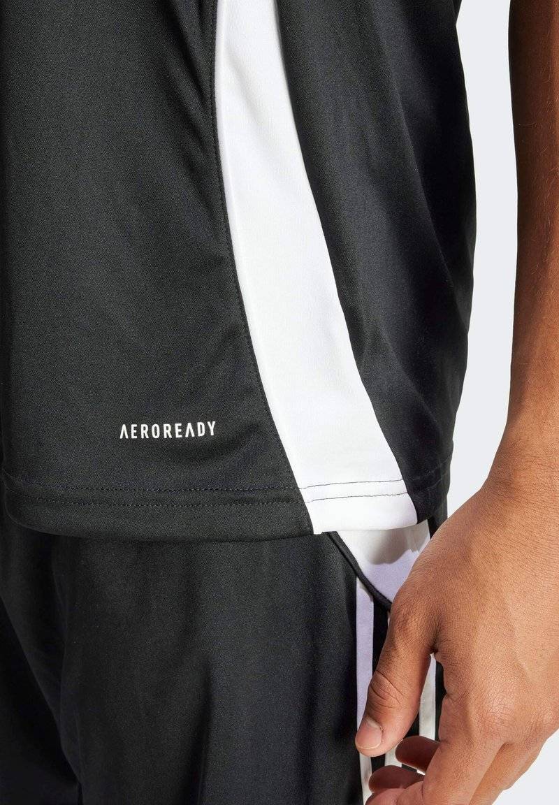 adidas Performance adidas Performance TIRO 24 - Basic T-shirt - black white Im Verkauf