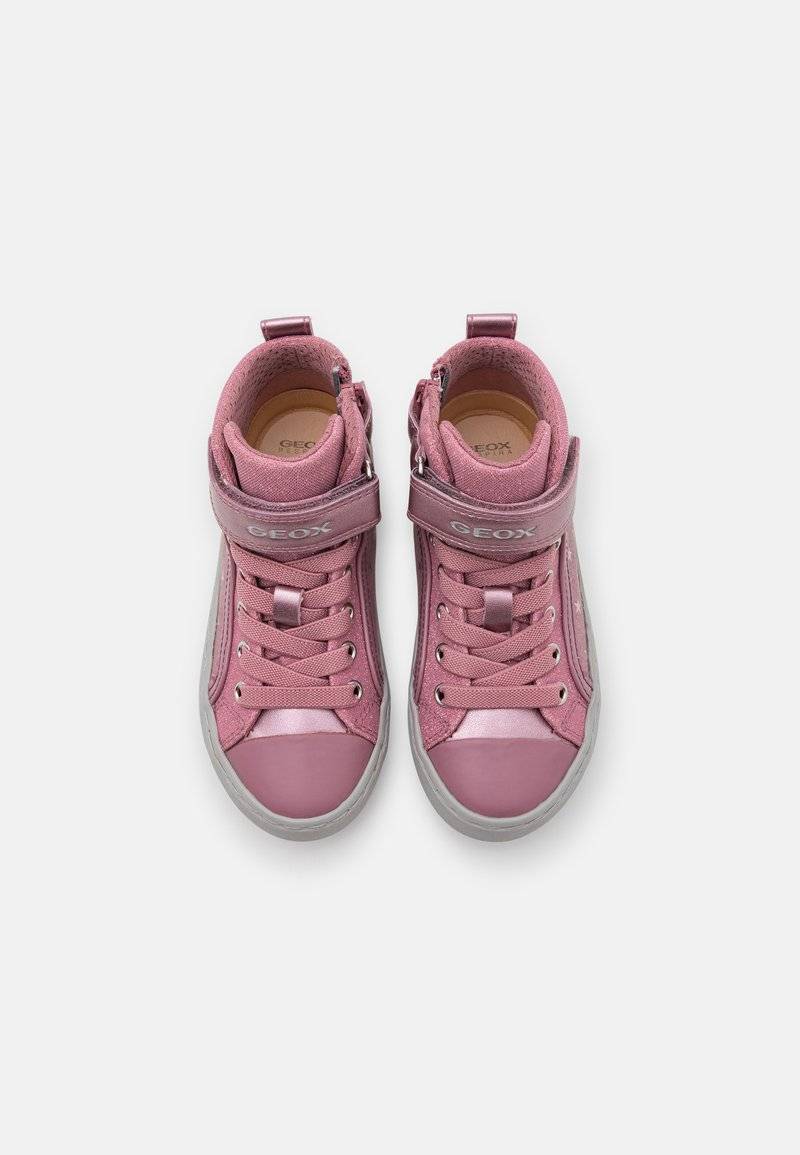 Geox Geox KALISPERA GIRL - High-top trainers - dark pink Preisnachlass