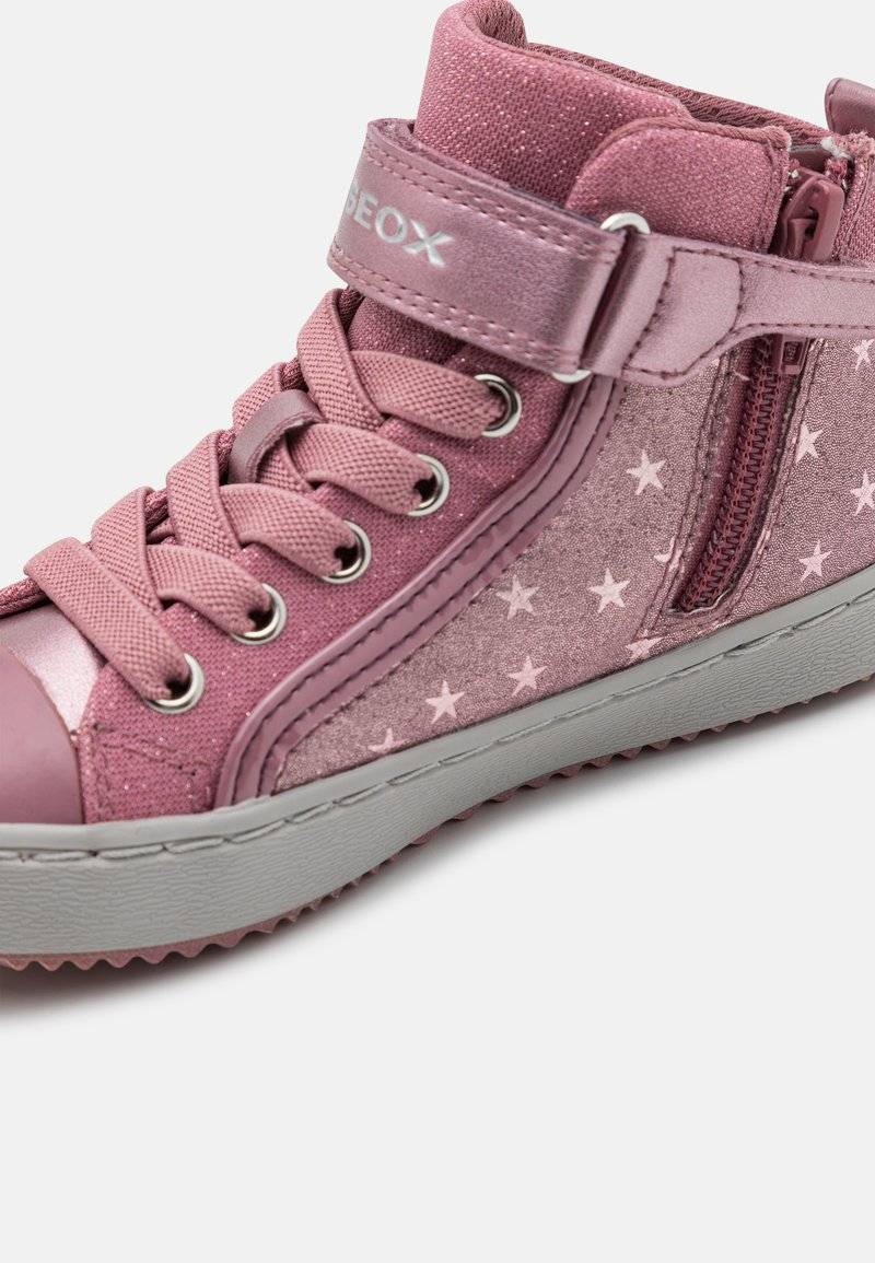 Geox Geox KALISPERA GIRL - High-top trainers - dark pink Preisnachlass