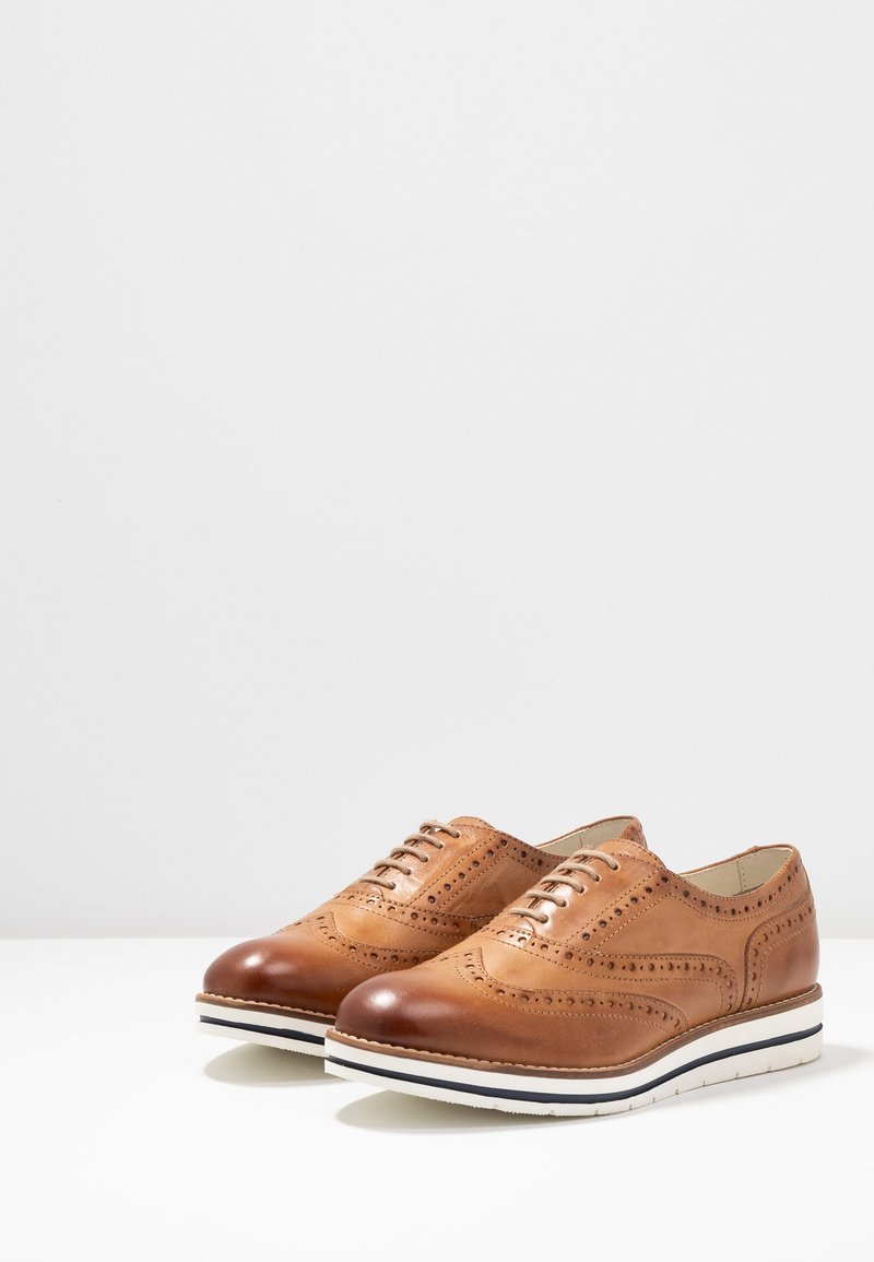 Anna Field Anna Field LEATHER - Casual lace-ups - cognac Osterangebot