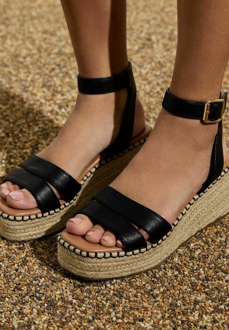 New Look New Look Espadrilles - black Valentinstagsangebot