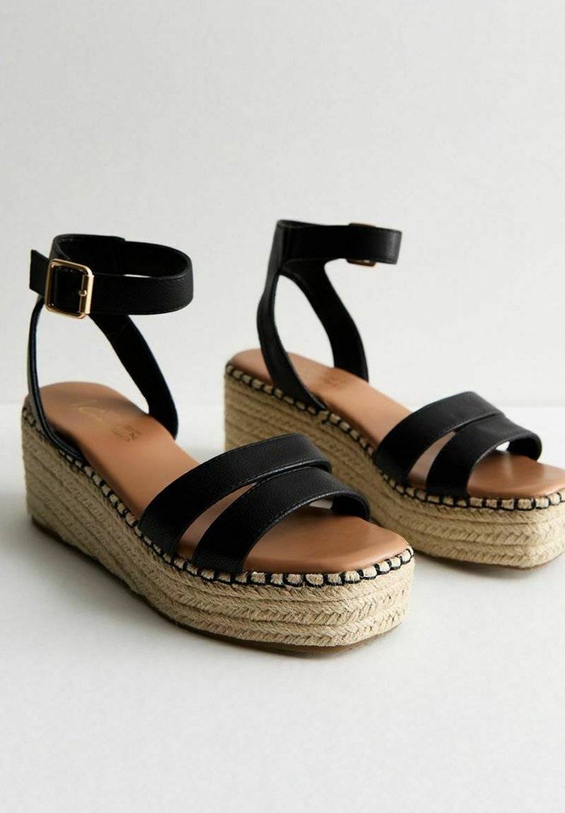 New Look New Look Espadrilles - black Valentinstagsangebot