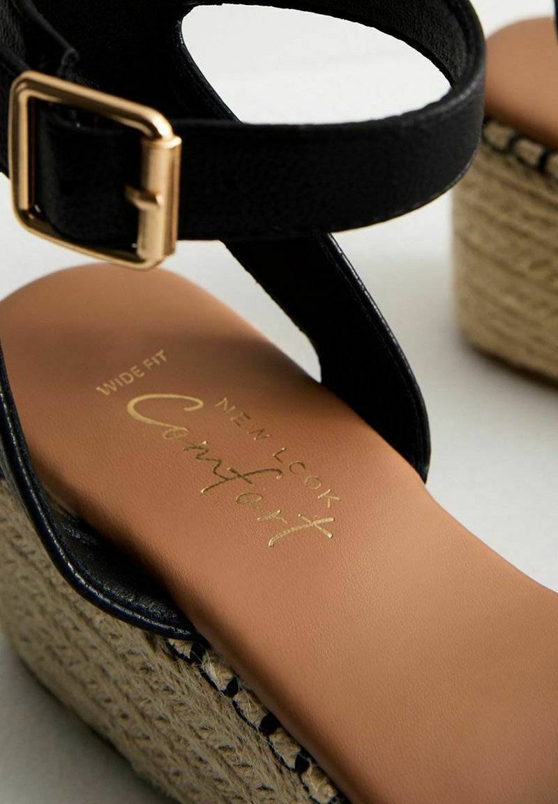New Look New Look Espadrilles - black Valentinstagsangebot