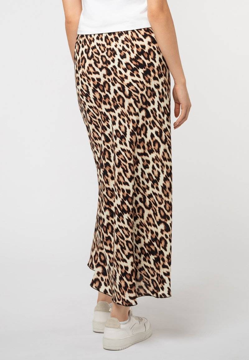 Sublevel Sublevel LEOPARDEN - Maxi skirt - middle brown Kostenloser Versand international
