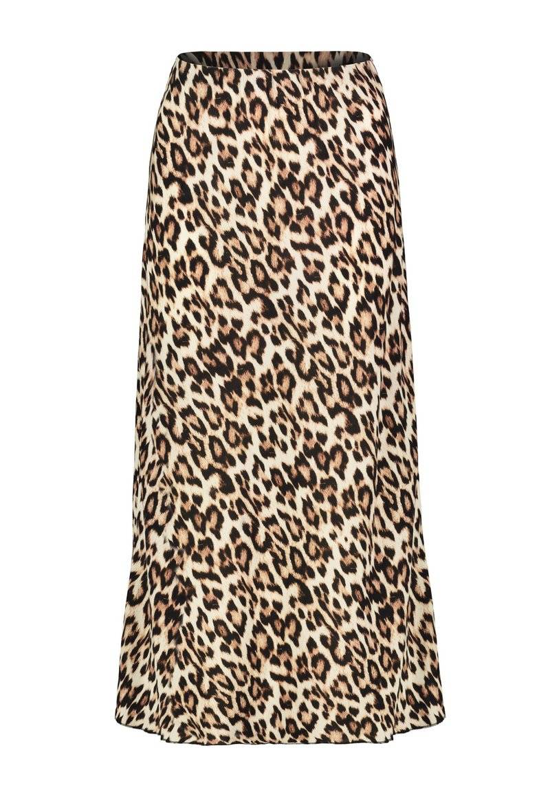 Sublevel Sublevel LEOPARDEN - Maxi skirt - middle brown Kostenloser Versand international
