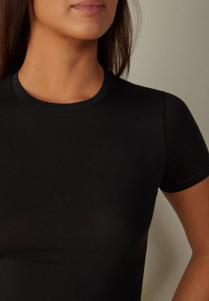 Intimissimi Intimissimi ROUND NECK - Basic T-shirt - nero Fabrikladen