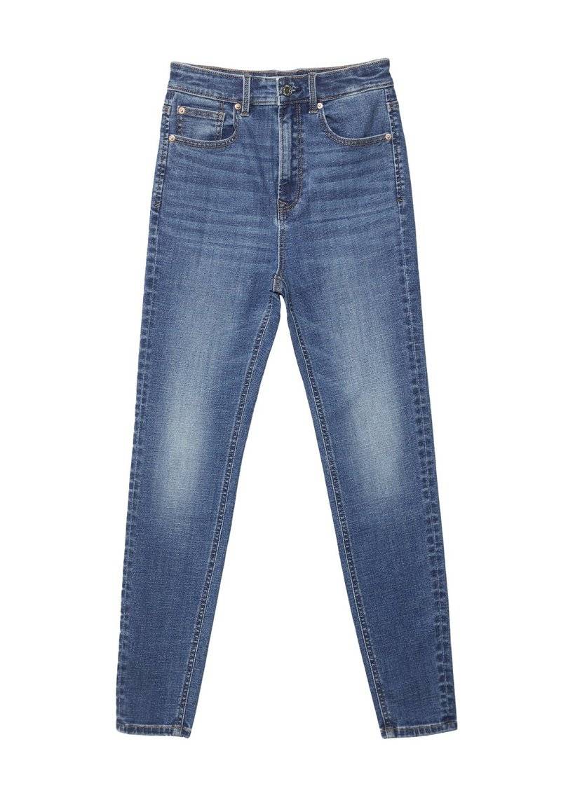 Stradivarius Stradivarius MIT SEHR HOHEM BUND - Jeans Skinny Fit - blue denim Speichern exportieren