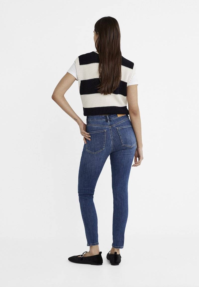 Stradivarius Stradivarius Jeans Skinny Fit - blue black denim Online