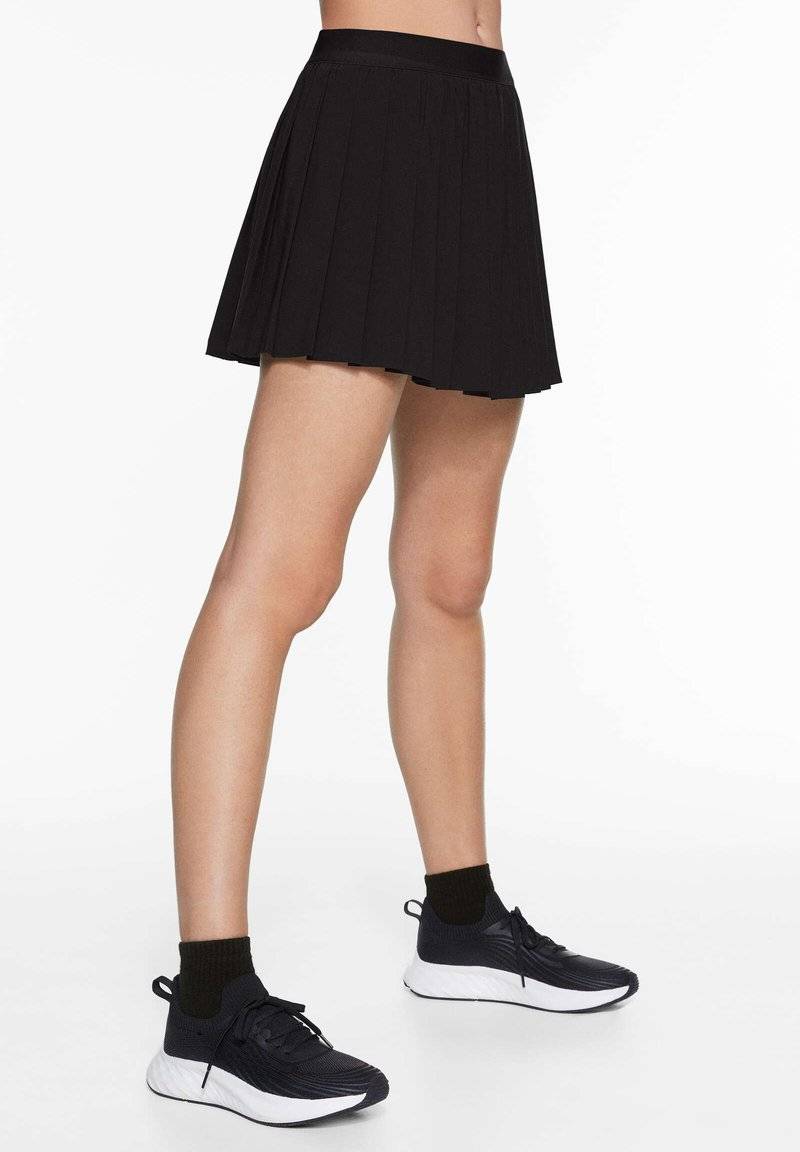 OYSHO OYSHO PLEATED COMPRESSIVE - Sports skirt - black Blitzverkäufe