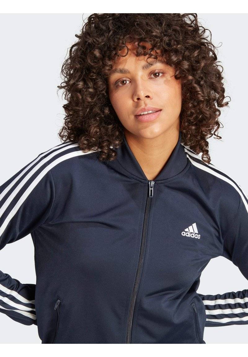 adidas Sportswear adidas Sportswear ESSENTIALS 3-STRIPES - Tracksuit - legend ink white Clearance-Verkauf