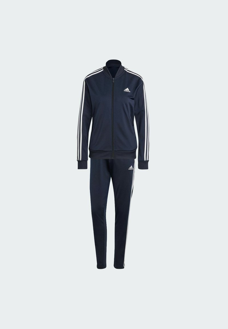 adidas Sportswear adidas Sportswear ESSENTIALS 3-STRIPES - Tracksuit - legend ink white Clearance-Verkauf