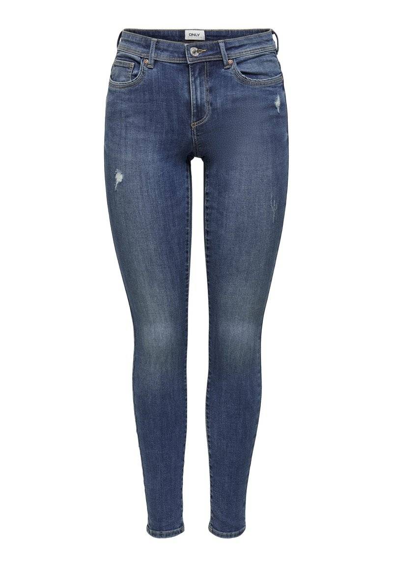 ONLY ONLY ONLWAUW LIFE MID - Jeans Skinny Fit - medium blue denim Osterangebot