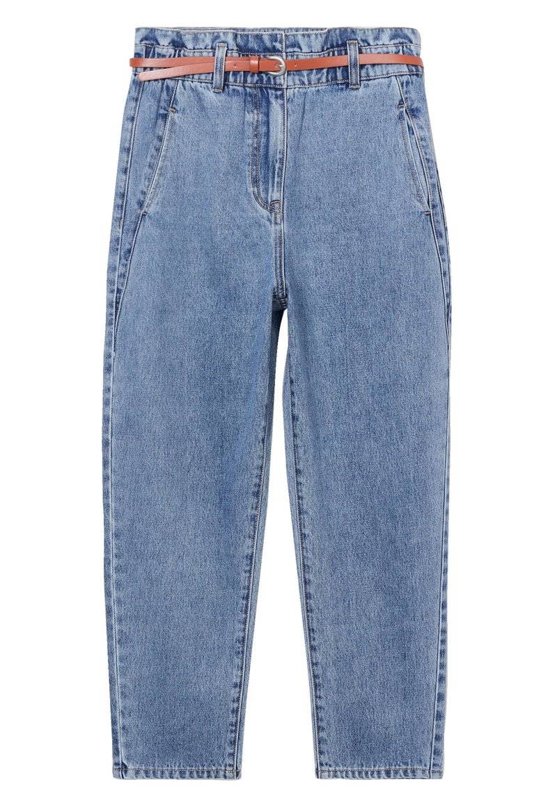 Cache Cache Cache Cache SLOUCHY-MIT GÜRTEL - Jeans Tapered Fit - denim stone Valentinstagsangebot