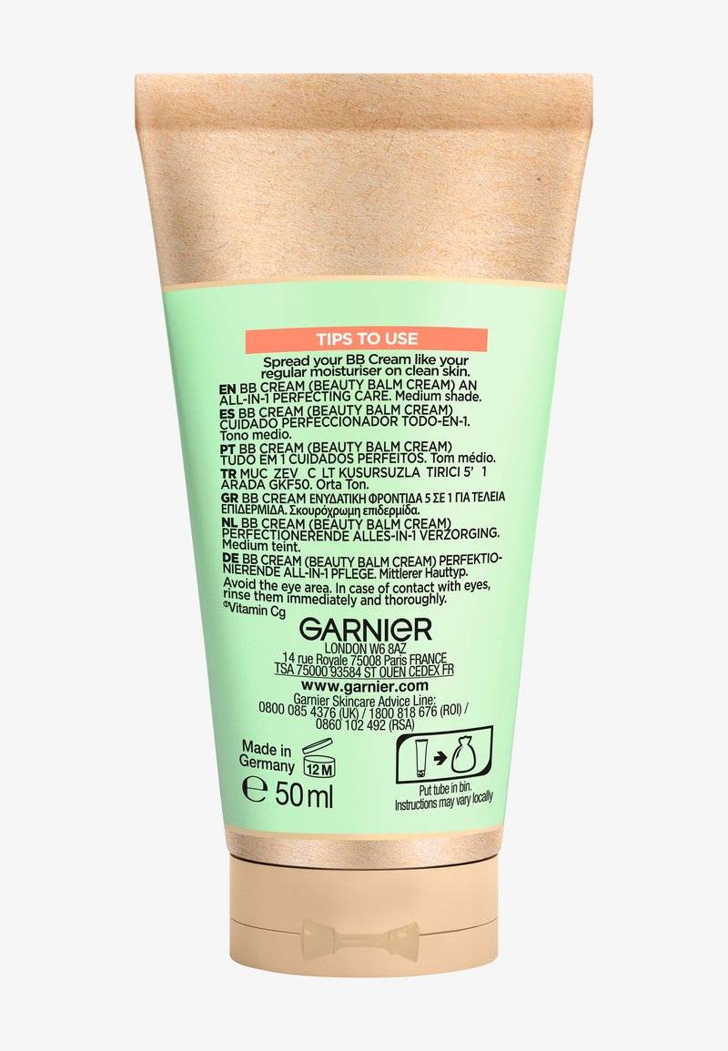 Garnier Garnier SKINACTIVE BB CREAM ANTI DARK SPF50 - Tinted moisturiser Jubiläumsangebot
