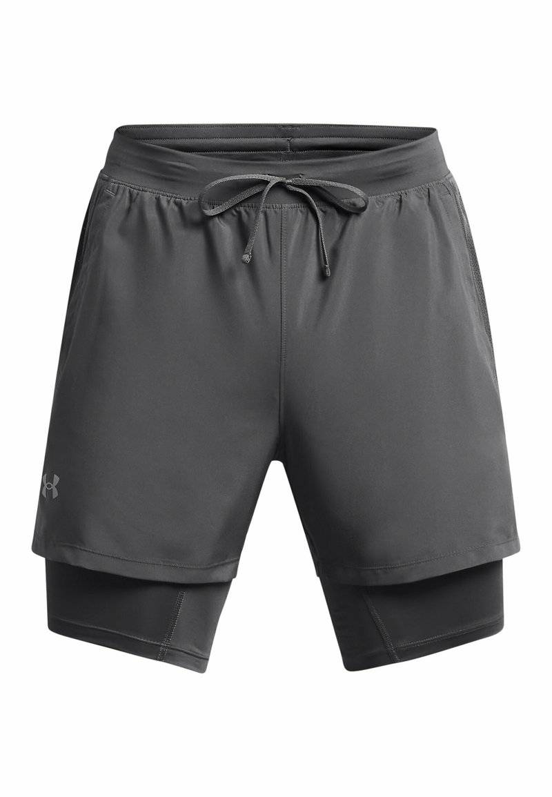 Under Armour Under Armour LAUNCH SHORTS 2-IN-1 - Sports shorts - castlerock Sonderangebot der Fabrik